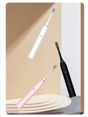 Electric Ultrasonic Toothbrush 6-Speed USB Rechargeable Waterproof Soft Bristles for Adults And Couples