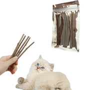 Natural Matatabi Stick for Cats - Dental Care Chew Toy, Anti-Tartar Fun Teaser & Furniture Saver (Kittens/Adults)