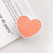 Universal Heart Shaped Phone Socket Holder Finger Grip Bracket Support Telephone for IPhone 15 14 13 Samsung Pocket Socket Stand