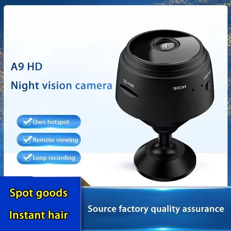 Wireless WiFi Camera 4K HD A9 Mini Video Recorder Camera Security Monitoring Camera Intelligent Home Security For Infants 2026